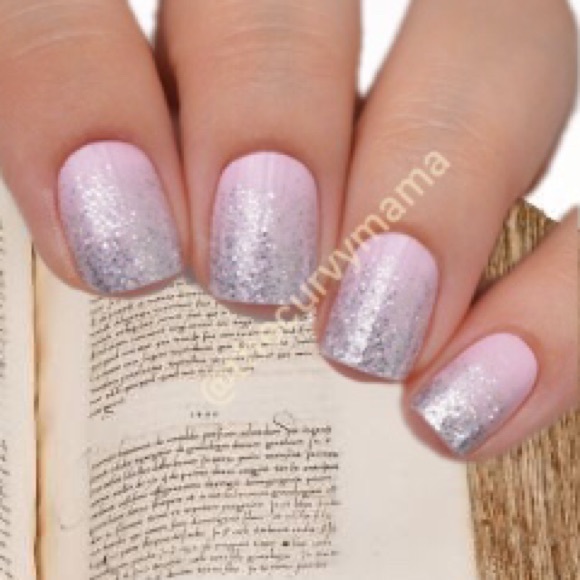 2/$20 incoco nails drop a hint pink glitter dipped - Picture 3 of 3